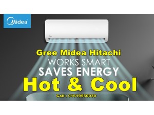 Hot & Cool Air Conditioner | Midea, Gree, Hitachi, General