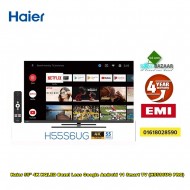 Haier H55S6UG PRO 55 Inch 4K HQLED Bezel Less Google Smart TV