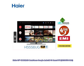 Haier H65S6UG PRO 65 Inch 4K HQLED Bezel Less Google Smart TV