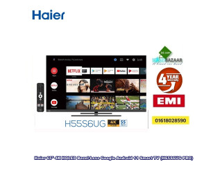 Haier H65S6UG PRO 65 Inch 4K HQLED Bezel Less Google Smart TV