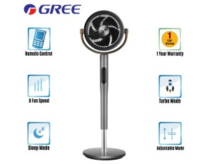 Gree FXDZ-2305BG5 Remote Control Turbo Speed Stand Fan