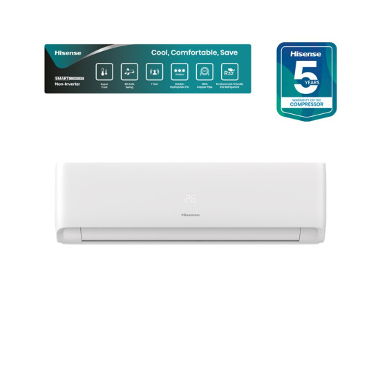 Hisense AS-12CW4RGRKF01BU 1 Ton Smart Comfort AC