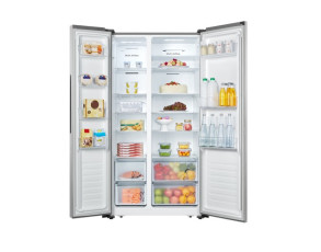 Hisense 564 L Side By Side Refrigerator RC67WS4OWQ-Silver Hisense 564 L Side By Side Refrigerator RC67WS4OWQ-Silver