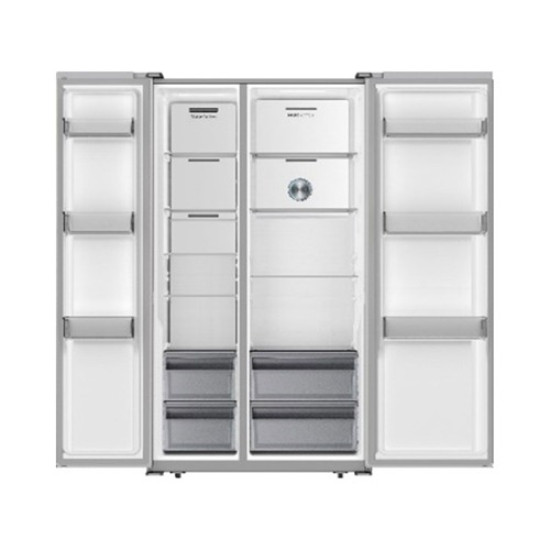 Hisense 580 L Side by Side Refrigerator (RS3G558NAB/BD3)