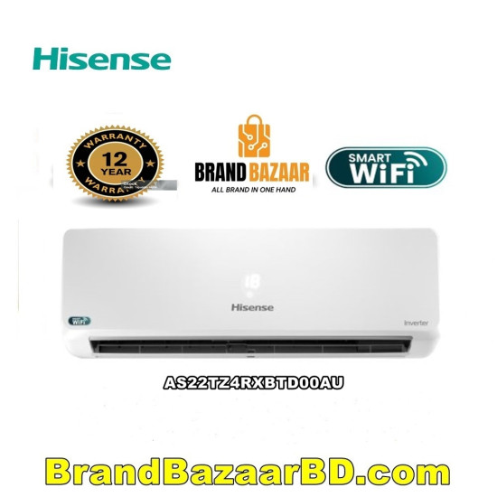 Hisense 2 Ton AS22TZ4RXBTD00AU WiFi Full DC Inverter AC  Smart Cool 