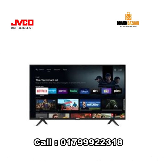 JVCO J9TS 32 Inch Double Glass Non-Voice Control Smart Android TV