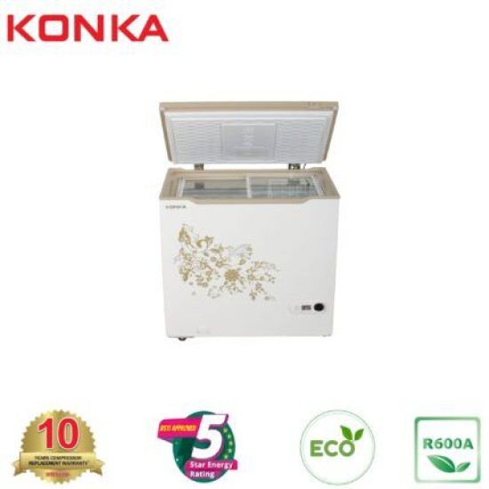 KONKA 150 LTR Chest Freezer KDF 150 GB-GOLDEN Price in Bangladesh 