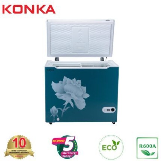 KONKA  200 LTR chest Freezer KDF 200 GB-BLUE Price in Bangladesh 