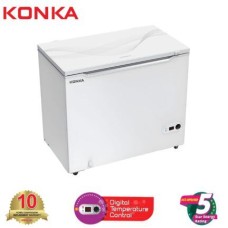 Official KONKA 250 Ltr Chest Freezer KDF 250 GB-WHITE 