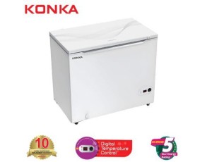Official KONKA 250 Ltr Chest Freezer KDF 250 GB-WHITE 