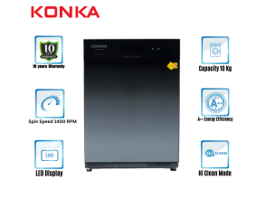 KONKA 10 KG Washing Machine XG100-8537DW4T Front Loading 100% Dry Inverter