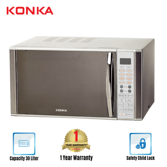 Konka Microwave Oven 30 Liter KD90N30ASLR111-T4 WITH CON. & GRILL