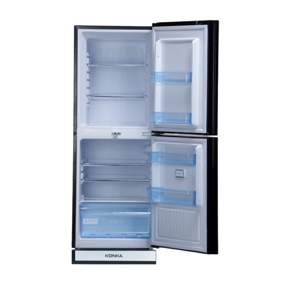 KONKA 200 LTR Refrigerator (KRT-200HGB) - Arctic Black Price in Bangladesh 