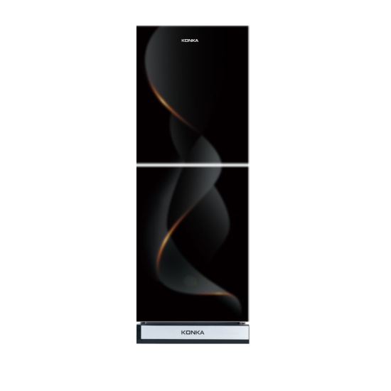 KONKA 200 LTR Refrigerator KRT-200HGB Upper Freezer-LUXE RIPPLE