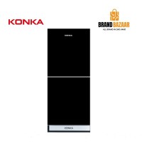 KONKA 190 LTR Refrigerator-KRB-190HGB Bottom Freezer-ARCTIC BLACK