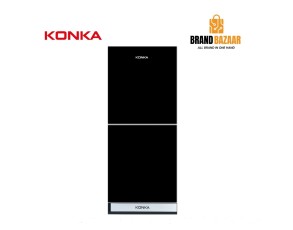 KONKA 190 LTR Refrigerator-KRB-190HGB Bottom Freezer-ARCTIC BLACK