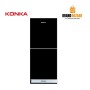 KONKA 190 LTR Refrigerator-KRB-190HGB Bottom Freezer-ARCTIC BLACK
