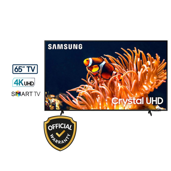 Samsung 4K TV 65DU8000 65" UHD Crystal Smart Television 