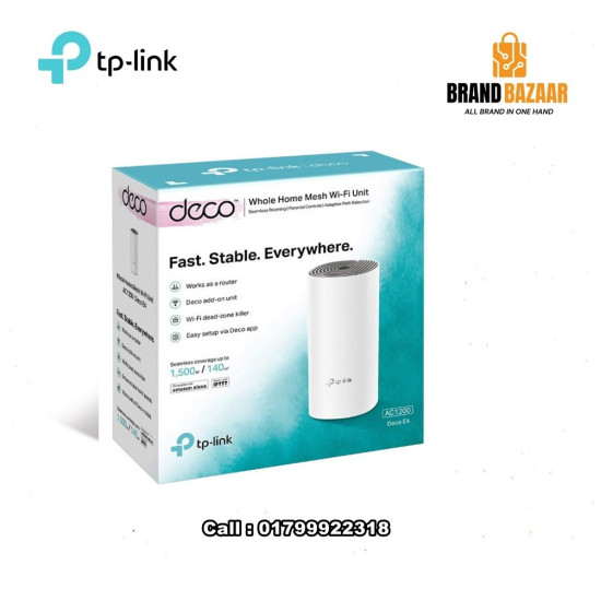 TP-Link Deco E4 AC1200 Dual-band Mesh Router (1 Pack)
