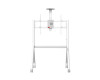 Mobile TV Cart With Wheel With Adjustable TV wall mount bracket for LED TV and Interactive Display