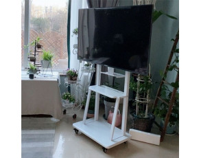 Mobile TV Cart With Wheel With Adjustable TV wall mount bracket for LED TV and Interactive Display Mobile TV Cart With Wheel With Adjustable TV wall mount bracket for LED TV and Interactive Display