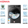 KONKA 8 KG Front Loading Washing Machine Inverter KG80-12B13 (8.0 KG)