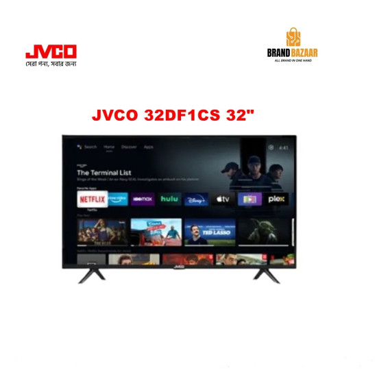 JVCO 32 inch 32DF1CS Voice-Control Android HD LED TV